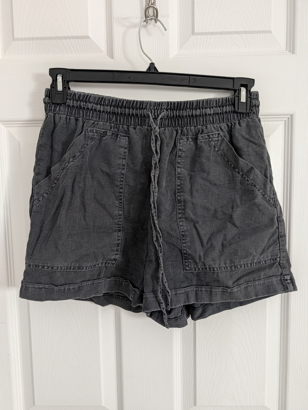 Universal Thread Charcoal Drawstring High-Waist Shorts